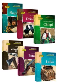 Pakiet lektur: Skpiec, Dziady, Chopi, Zbrodnia i kara, Potop, Lalka