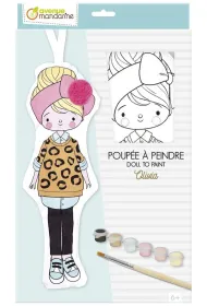 Lalka Olivia z materia�u do pomalowania Avenue Mandarine