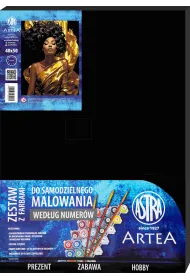 Artea Malowanie po numerach - Kr�lowa w z�ocie 40x50cm