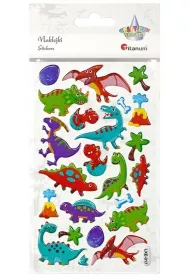 Titanum Naklejki wypuk�e dinozaury