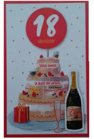 AbCard Kartka okoliczno�ciowa Urodziny 18