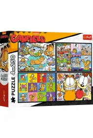 Puzzle 4x250 el. Garfield nie lubi poniedzia�k�w Trefl