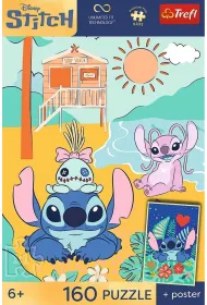 Puzzle 160 element�w Stitch na Fali TREFL 15436 TR