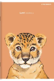 Zeszyt do s��wek top 2000 sweet animal a6/32k kratka kratka 32 kartek
