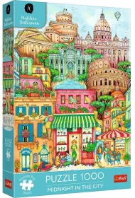 Puzzle 1000 el. O p�nocy w Rzymie Trefl