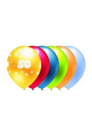 Balon 50 mix kolorw metalik 5 szt.