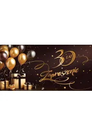AbCard Zaproszenie na 30 Urodziny Z185 (5 szt)