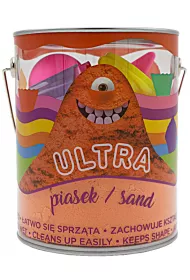 Ultra Piasek - puszka 900g pomara�czowy + 4 du�e foremki Muffinki + 2 narz�dzia Epee
