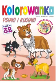 Psiaki i kociaki. Kolorowanka. Seria z elfami