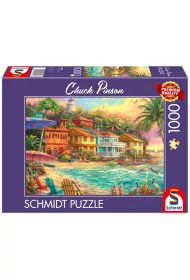 Puzzle 1000 el. PQ Chuck Pinson �ycie na wyspie Schmidt