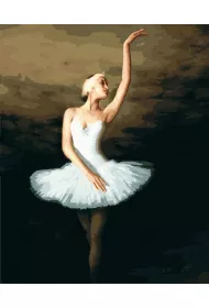 Twoje Hobby Malowanie po numerach - Smutna baletnica 40x50cm