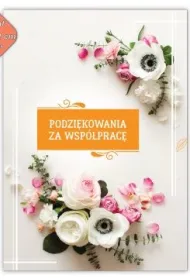 Trend Kartka okoliczno�ciowa Podzi�kowania za wsp�prac�