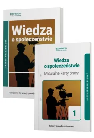 Wiedza o spo�ecze�stwie 1. Podr�cznik i maturalne karty pracy. Zakres rozszerzony. Szko�a ponadpodstawowa