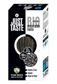 Just Taste Makaron proteinowy (z fasoli czarnej i soi zielonej) spaghetti bezglutenowy 250 g Bio