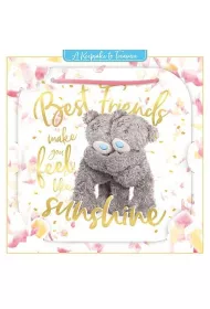Carte Blanche Kartka holograficzna 3D Best Friends