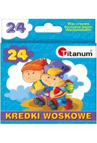 Titanum Kredki �wiecowe 24 szt.