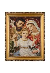 Obraz Haftowany �w. Rodzina 27,5x22cm