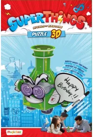 Puzzle 3D SuperThings. Figurka Prof. K Magic Box