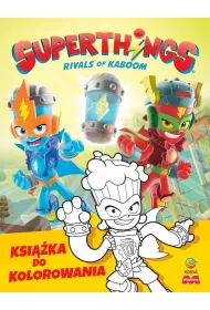 SuperThings Rivals of Kaboom. Kazoom Power Mission. Ksi��ka do kolorowania