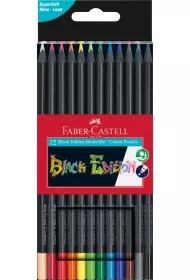 Faber-Castell Kredki tr�jk�tne Black 12 szt.