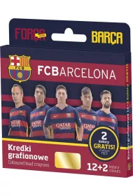 Astra Kredki �wiecowe FC Barcelona 12+2 kolory