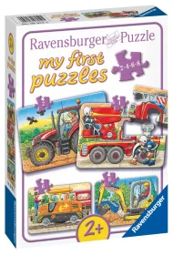 Puzzle 4w1 W pracy Ravensburger