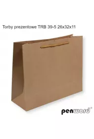 Penword Torebka prezentowa craft 26x32x11cm