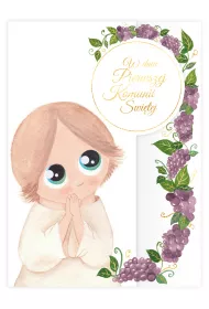 Henry Karnet B6 Komunia z k�kiem Anio� amen