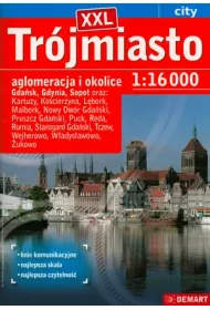 Atlas miasta Tr�jmiasto +14 XXL 1:16 000