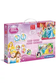 Puzzle Nowy Edukit 4w1 Ksi�niczki * Clementoni