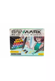 Rawmark Markery Basic Line + 5 stron 36 szt.