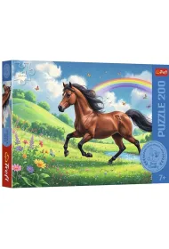 Puzzle 200 el. Dostojny ko� Trefl