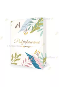 LearnHow Dyplom A5 skadany - Podzikowania Flora 5 szt.