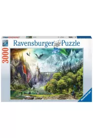Puzzle 3000 el. Panowanie smok�w Ravensburger