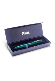 Pentel Eleganckie pi�ro kulkowe EnerGel BL2007-S zielone w etui 0.7mm