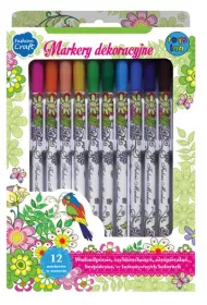 Stnux Markery do tekstyli�w i ceramiki 12 szt.