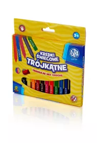 Astra Kredki wiecowe trjktne 12 szt.