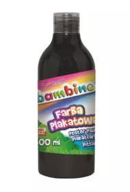 St. Majewski Farba plakatowa w butelce Bambino czarna 500ml