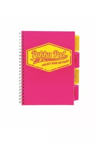 Ko�ozeszyt B5 Pukka Pad Project Neon Pink kartka 100 kartek