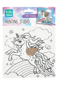 Zestaw do malowania Canvas Unicorn Rainbow Stnux