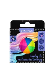 Farby do malowania twarzy 6 kolor�w paletka STARPAK 576506