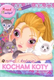 Kocham koty Rysuj i koloruj