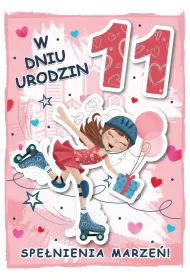 Armin Style KARNET URODZINY 11 B6 Z KOP AS GM-1098 FOL