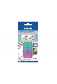 Milan Temper�wko z gumk� Compact Sunset na blistrze zielono-fioletowo-r�owa