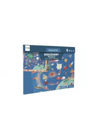 Puzzle magnetyczne i gra 2w1 Kosmos Scratch