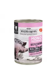 Wiejska Zagroda Karma mokra dla kota Monobiakowa Wieprzowina (dorosy) 400 g