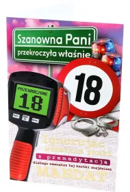 Yeku Karnet Urodziny 18
