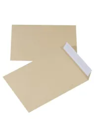 Office Products Koperta z ta�m� silikonow� br�zowa 229x324mm 10 szt.