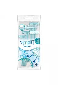Gillette Jednorazowe maszynki do golenia dla kobiet Simply Venus 4 szt.