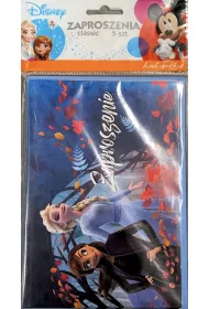 Kukartka Zaproszenia Disney Frozen